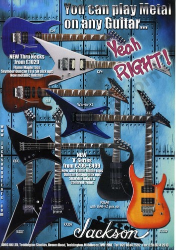 Jackson guitars 2002 - guitars,