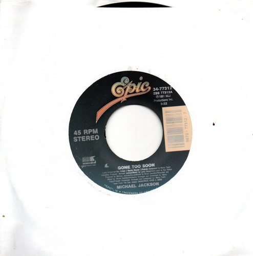 Michael jackson gone - too, soon